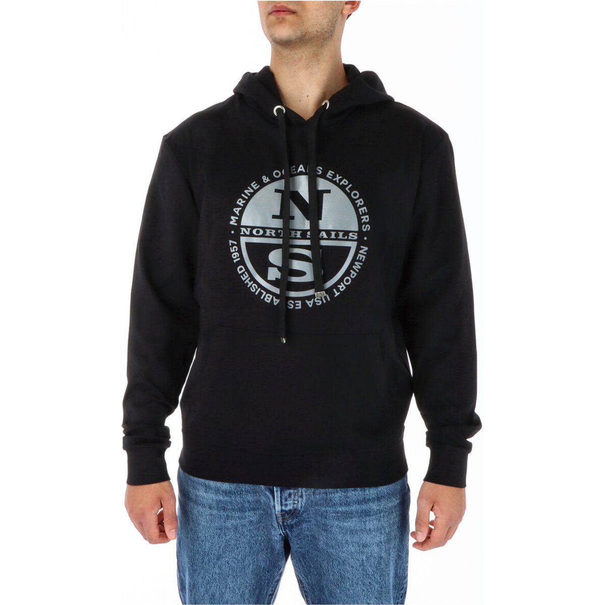 Klassischer Logo-Print Kapuzenpullover