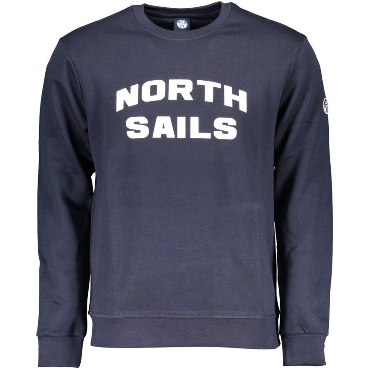 Rundhals Baumwoll Logo Sweatshirt