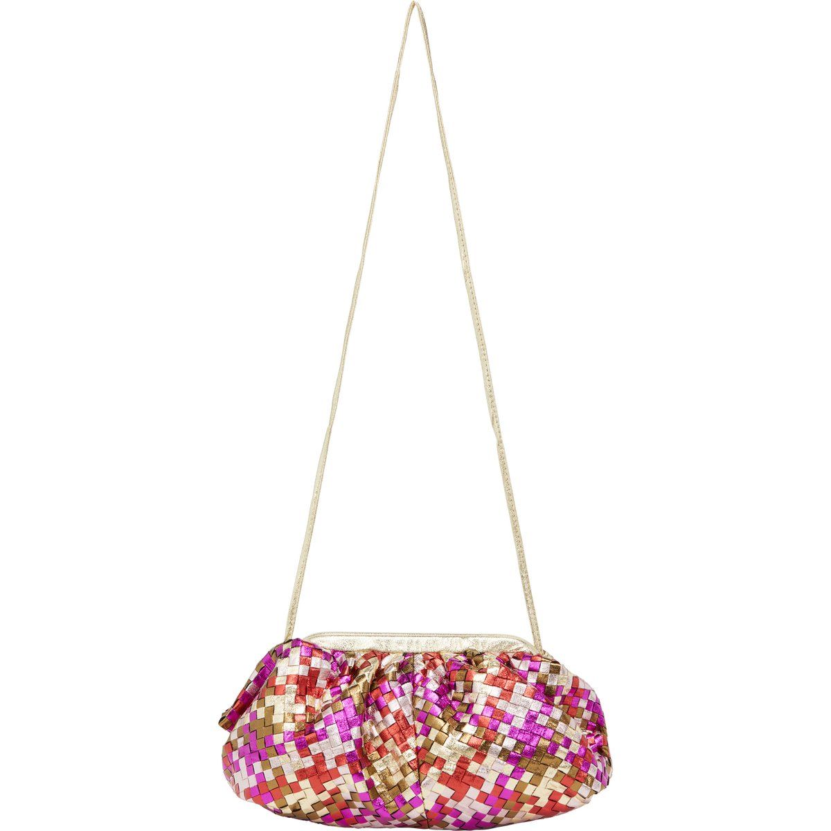 Faina Kupplung Kupplung Frauen Goldfuchsia