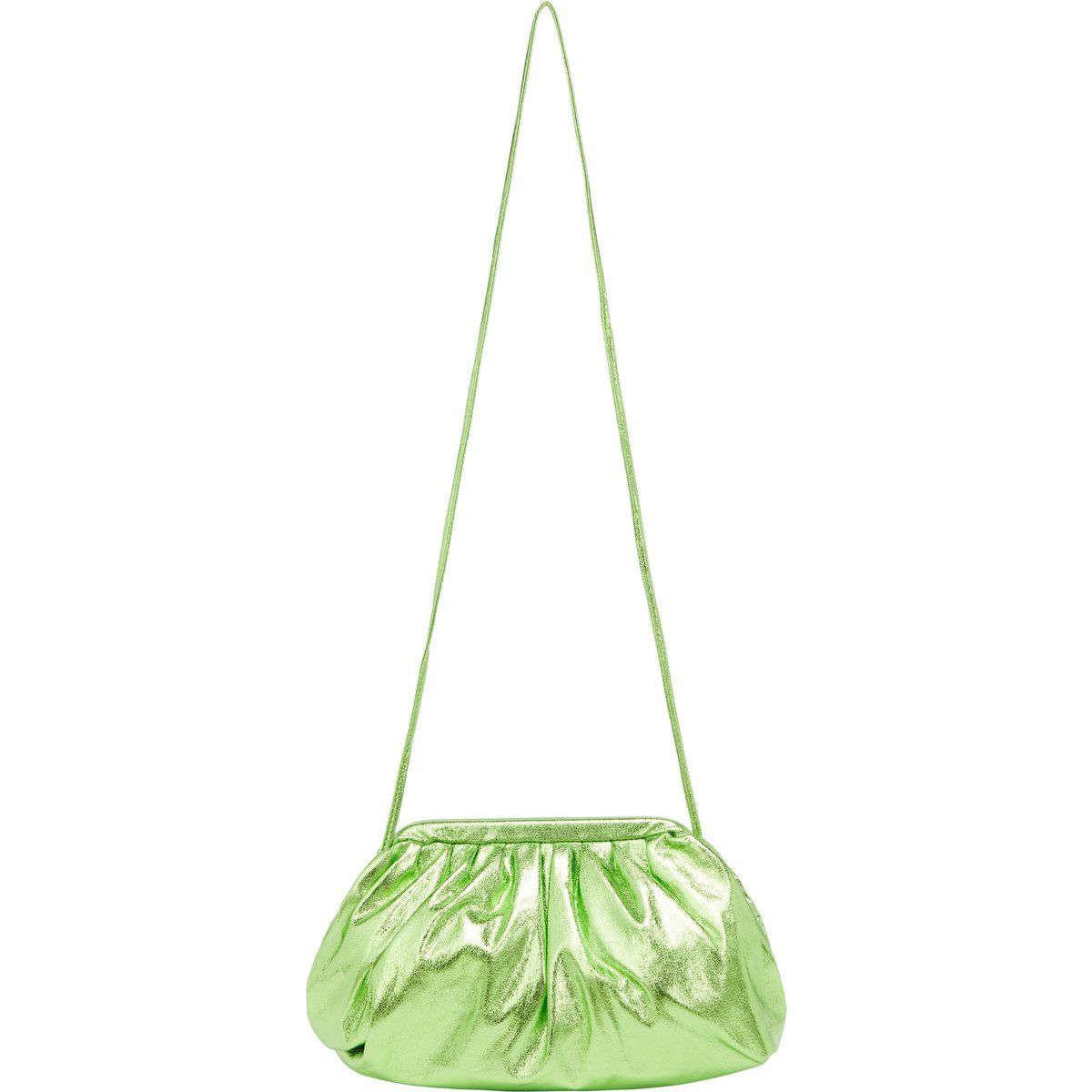 Elegante Metallic-Grüne Clutch