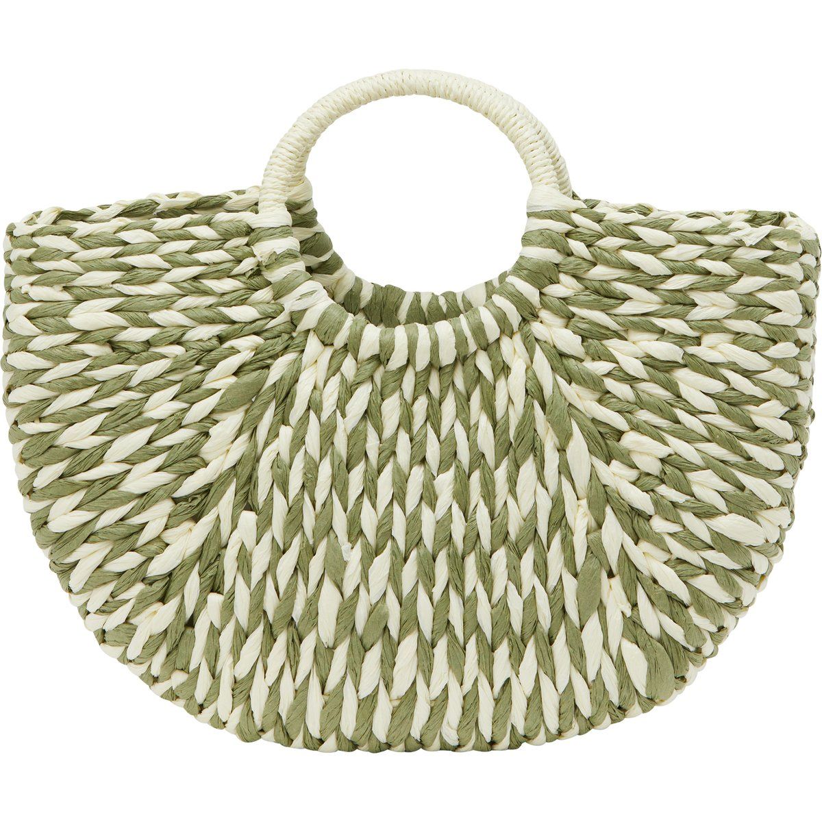 IZIA Handtasche Handtasche Frauen Grün Offwhite