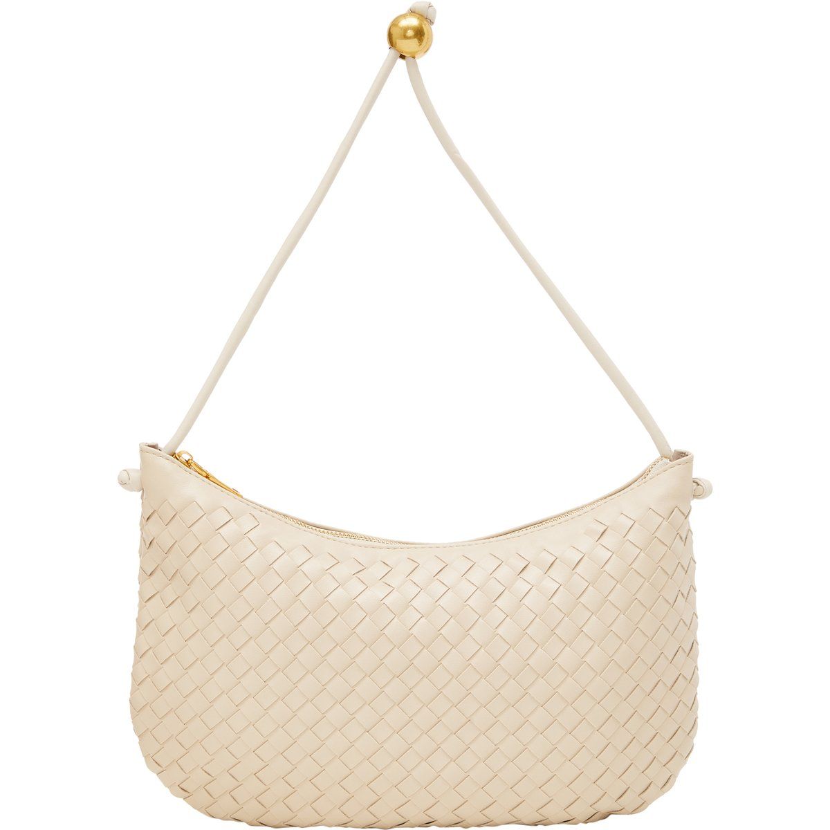 usha Schultertaschen Damen Wollweiß