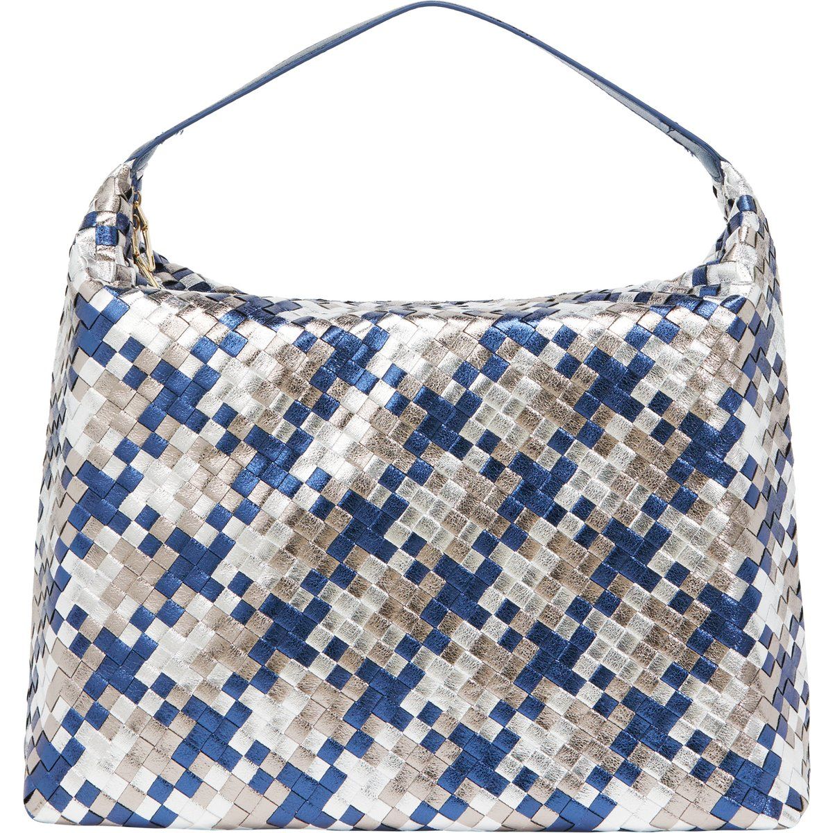 Faina Hobo-Tasche Hobo-Tasche Frauen weiß blau