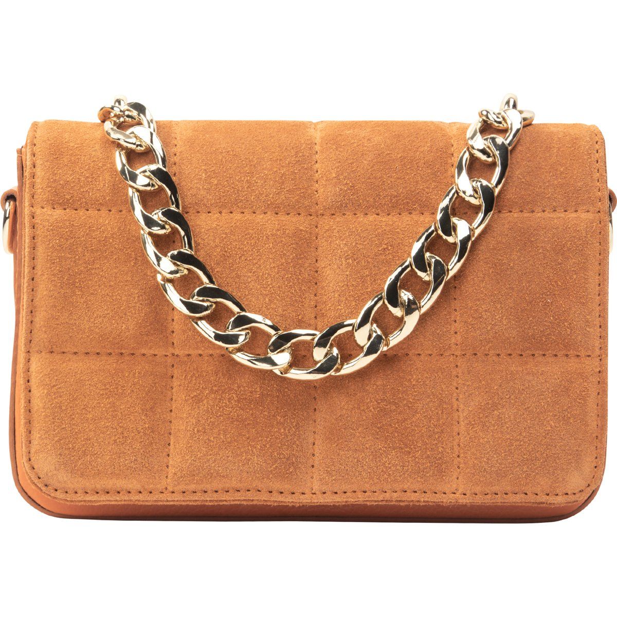 Faina Schultertasche aus Leder Damen orange