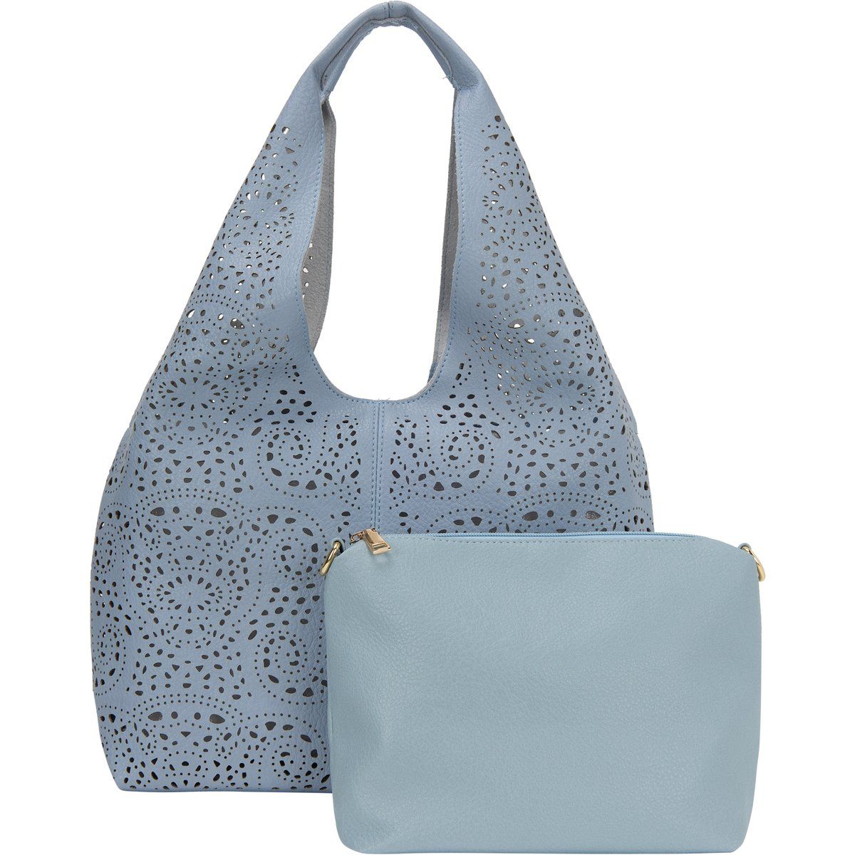 usha 2-IN-1-Tragetaschen-Set 2-IN-1-Tragetaschen-Set Frauen hellblau