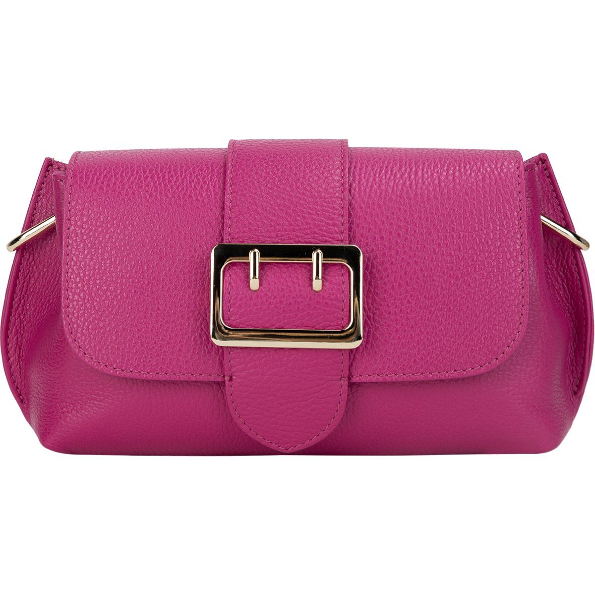 Elegante Rosa Leder Umhängetasche