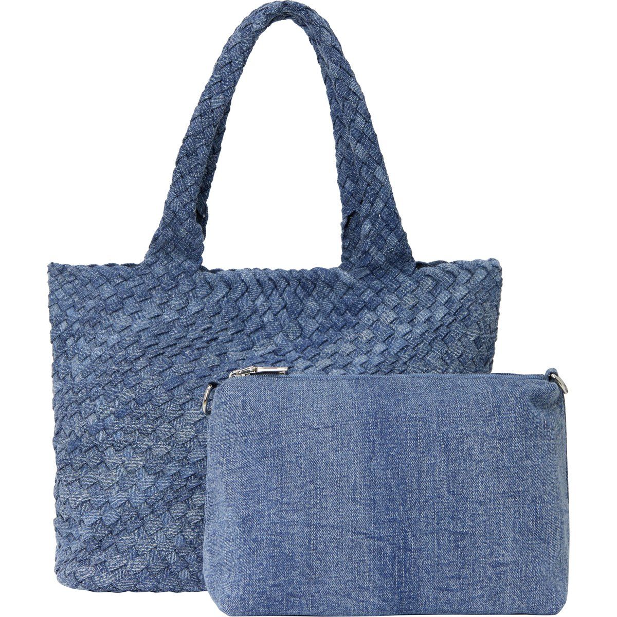 usha 2-IN-1-Tragetaschen-Set 2-IN-1-Tragetaschen-Set Frauen Blau