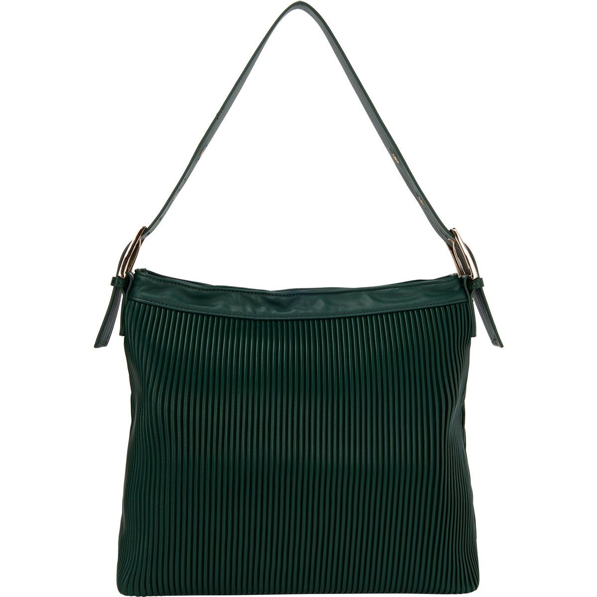 Elegante Schultertasche mit Plissee