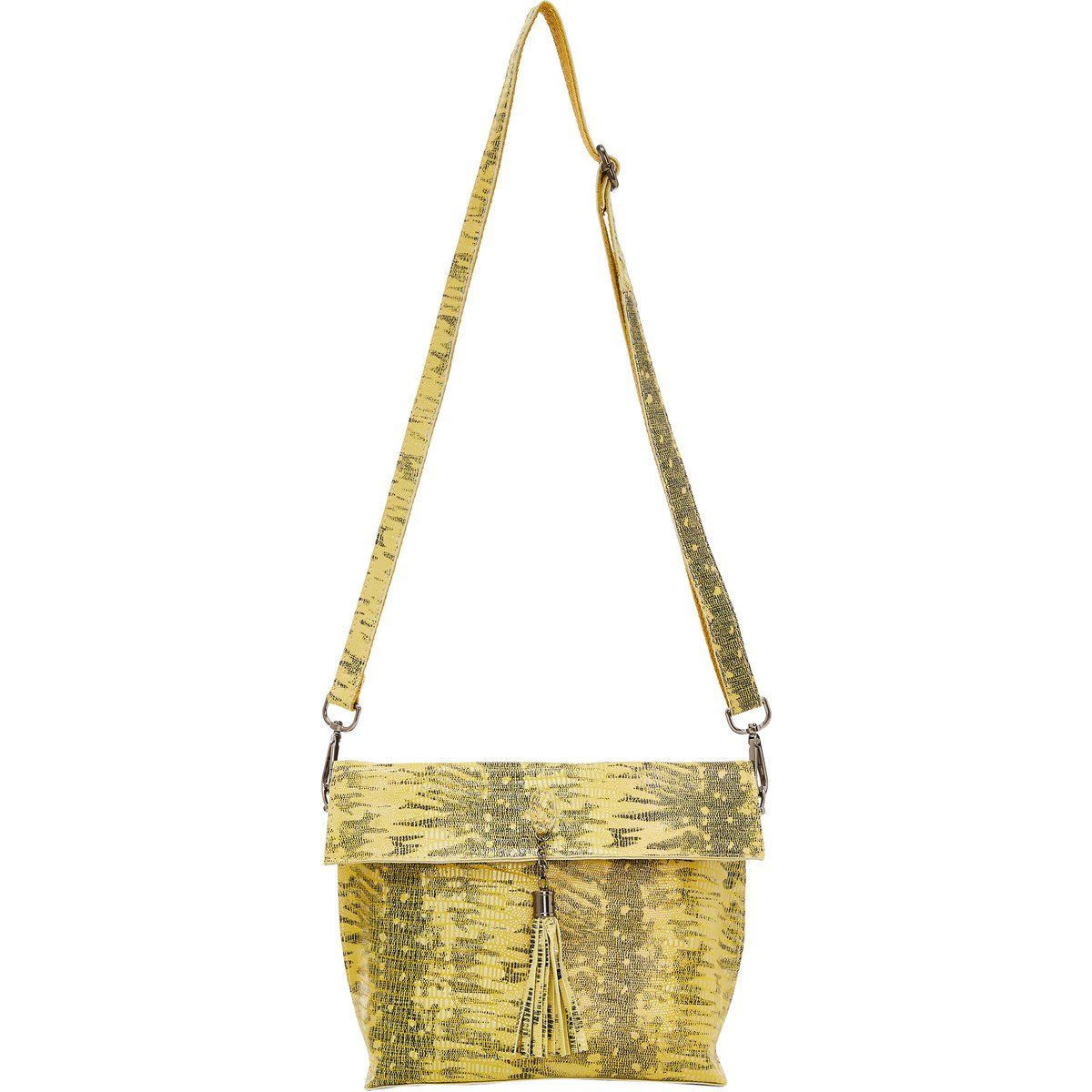 Faina Schultertaschen Damen gelb