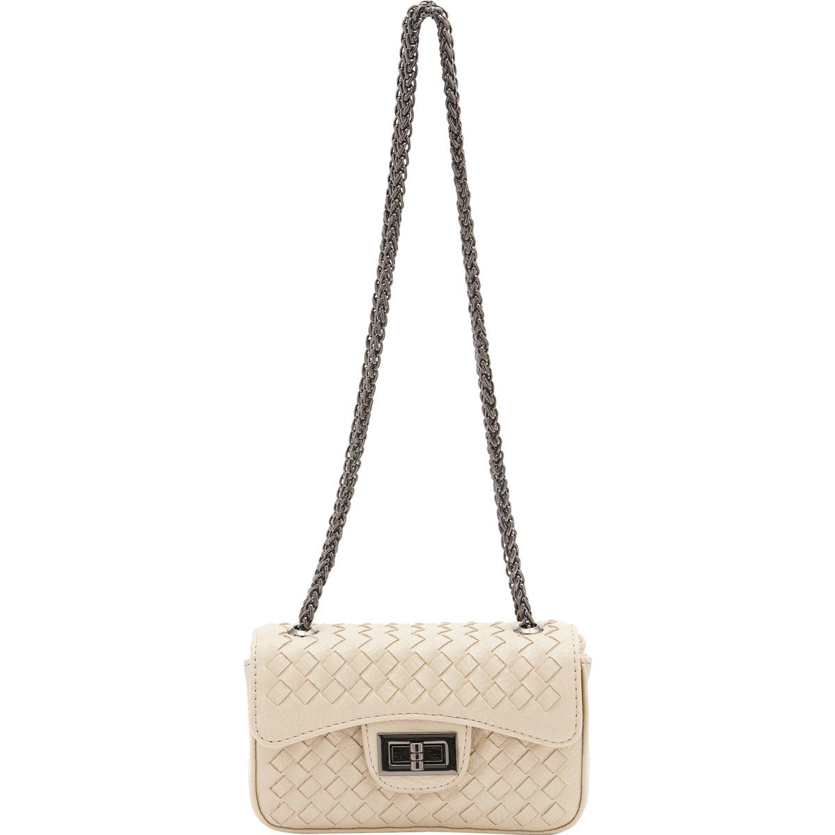 Faina Schultertaschen Damen Wollweiß