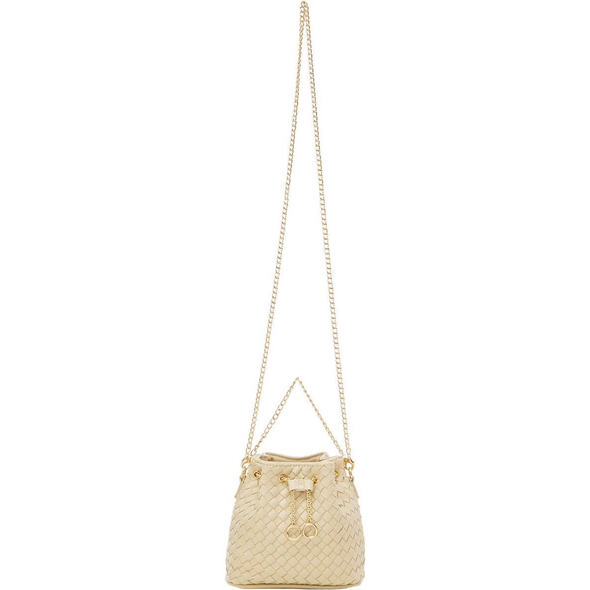FELIPA Schultertaschen Damen Wollweiß