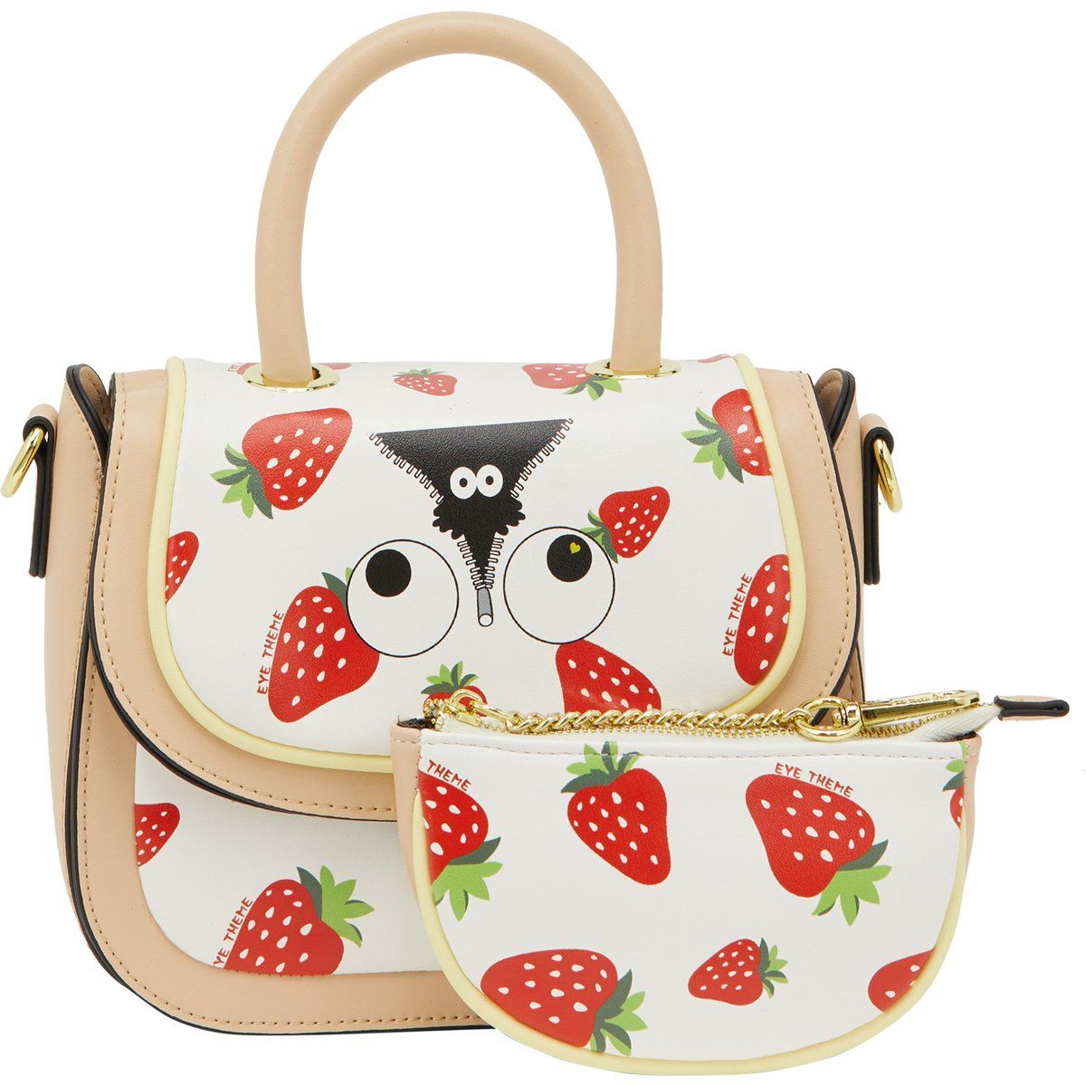 Mymo Handtasche Handtasche Frauen Weiß Beige