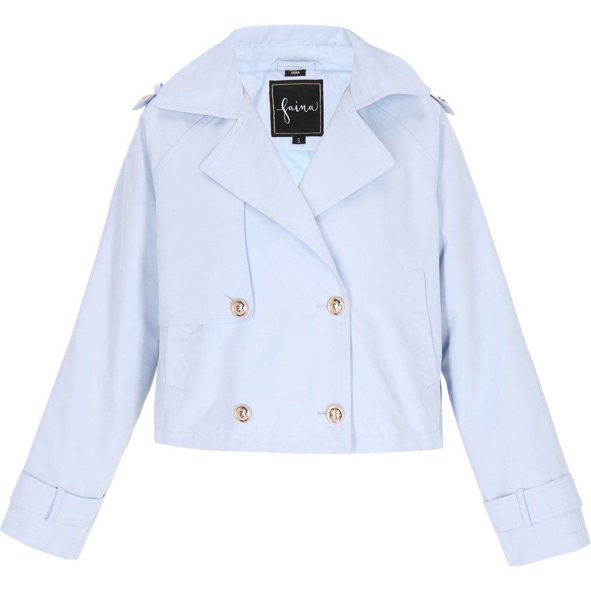 Faina Jacke Frauen hellblau