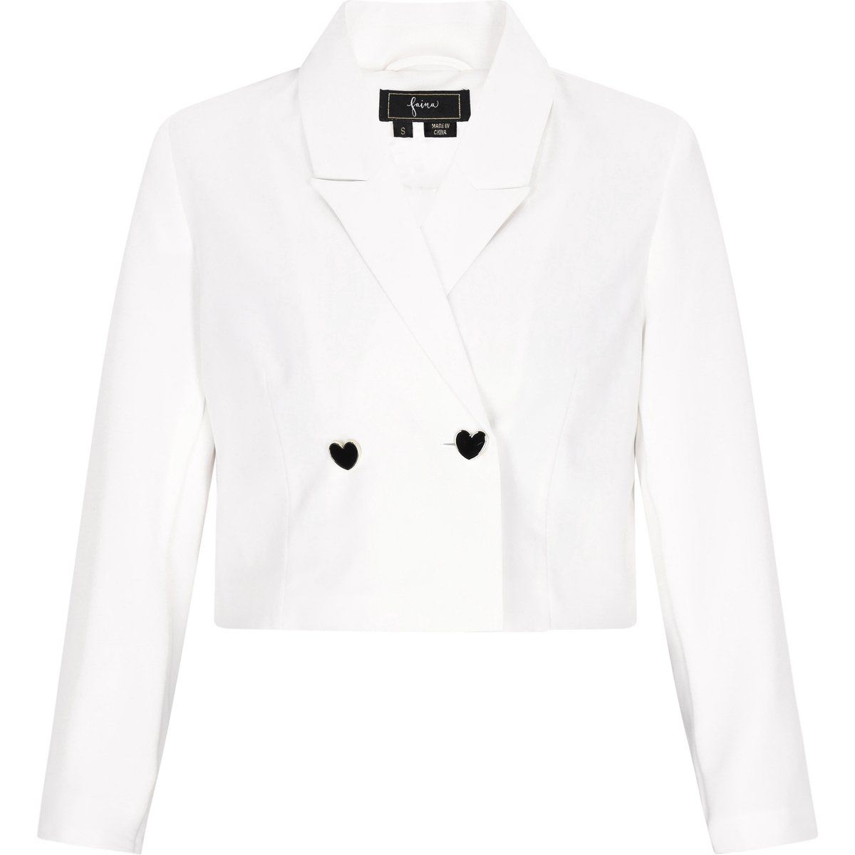 Faina Blazer Frauen cremefarben