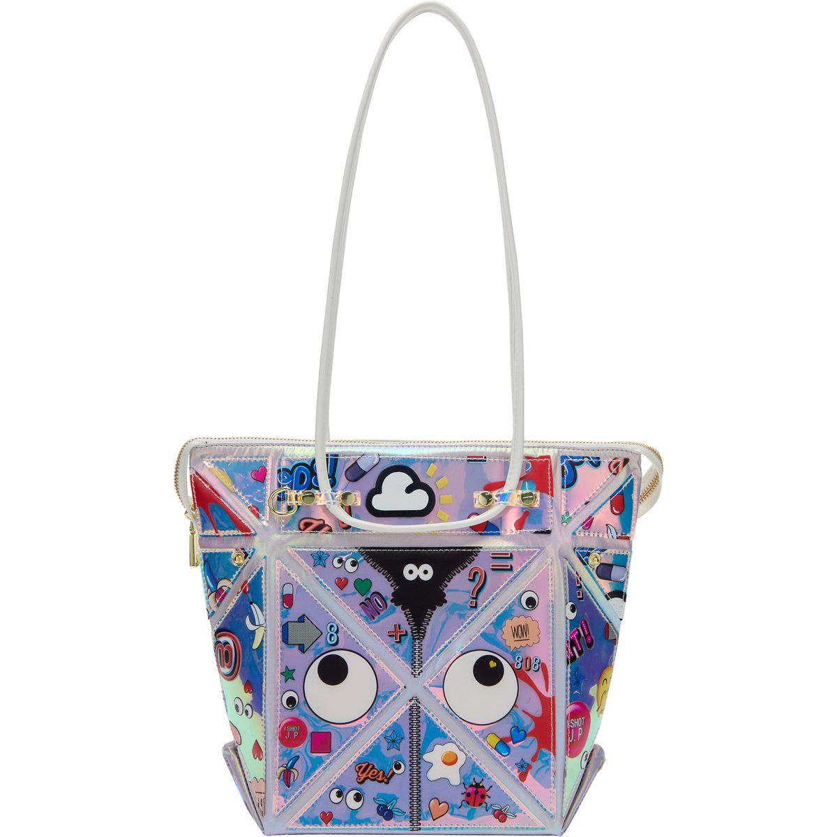 Mymo Handtasche Handtasche Frauen Silber Multicolor