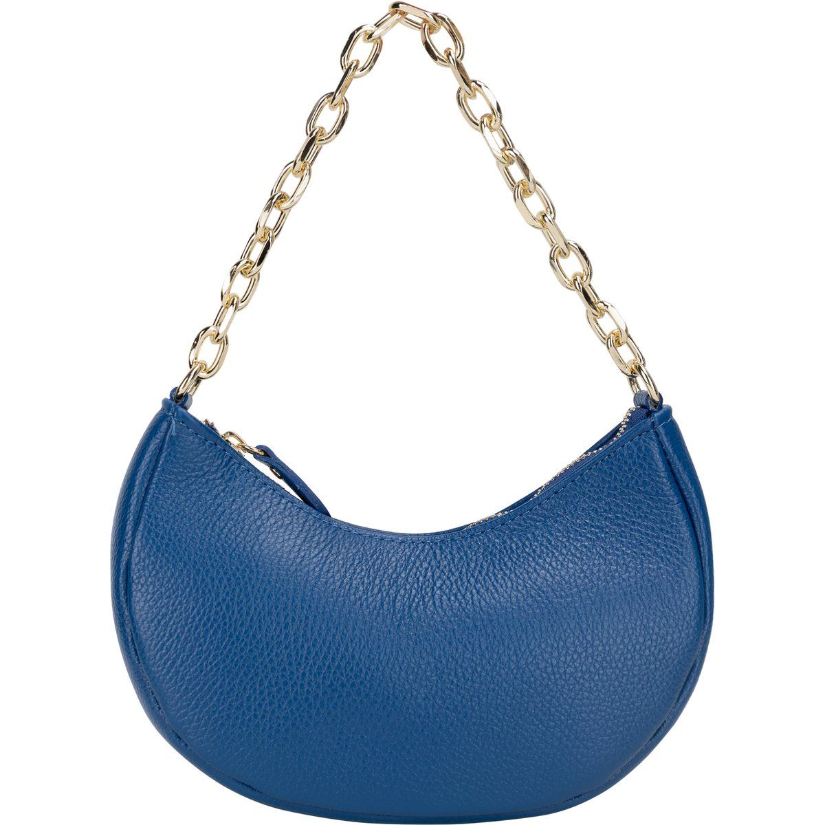 FELIPA Schultertasche aus Leder Damen Elektrisches Blau