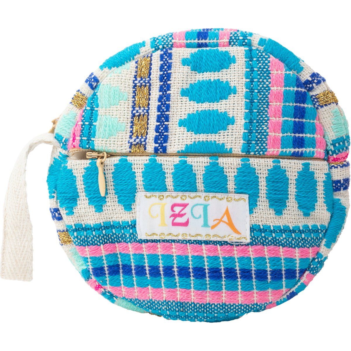 Runde Boho-Webminitasche