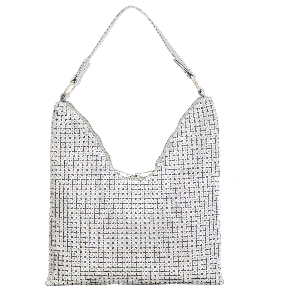FELIPA Handtasche Damen Silber