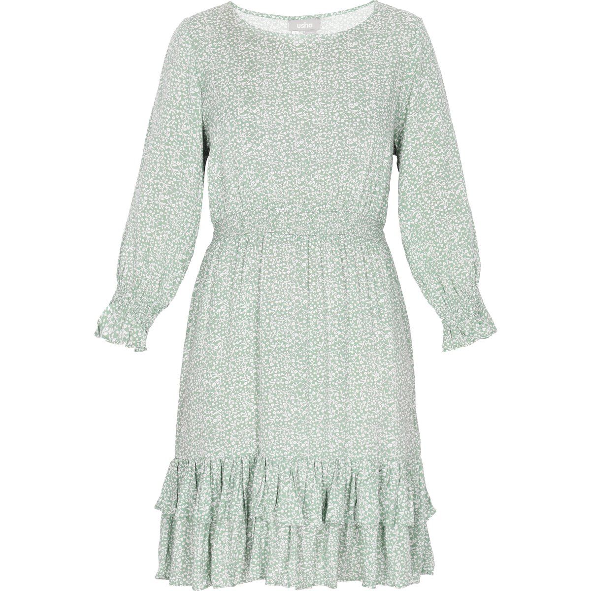 FELIPA Kleid Frauen türkis weiß