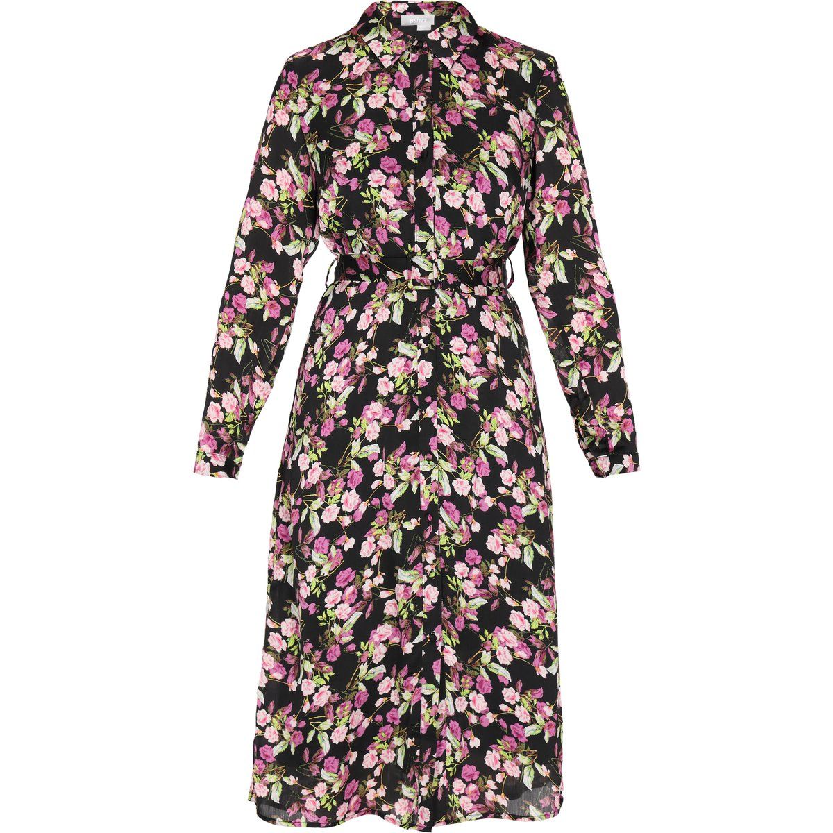usha Kleid Frauen schwarz mehrfarbig