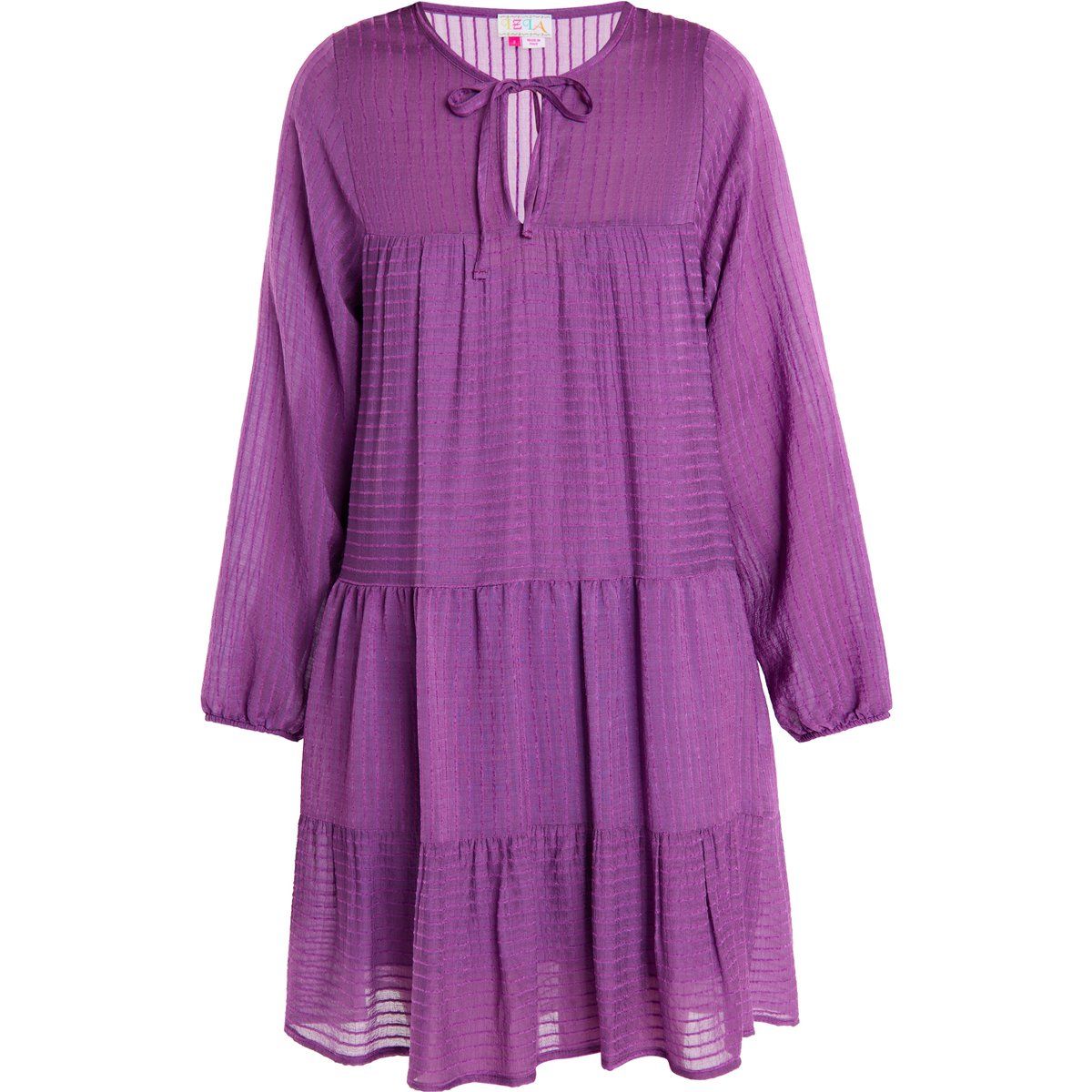 IZIA Midikleid im Streifendesign Damen Flieger