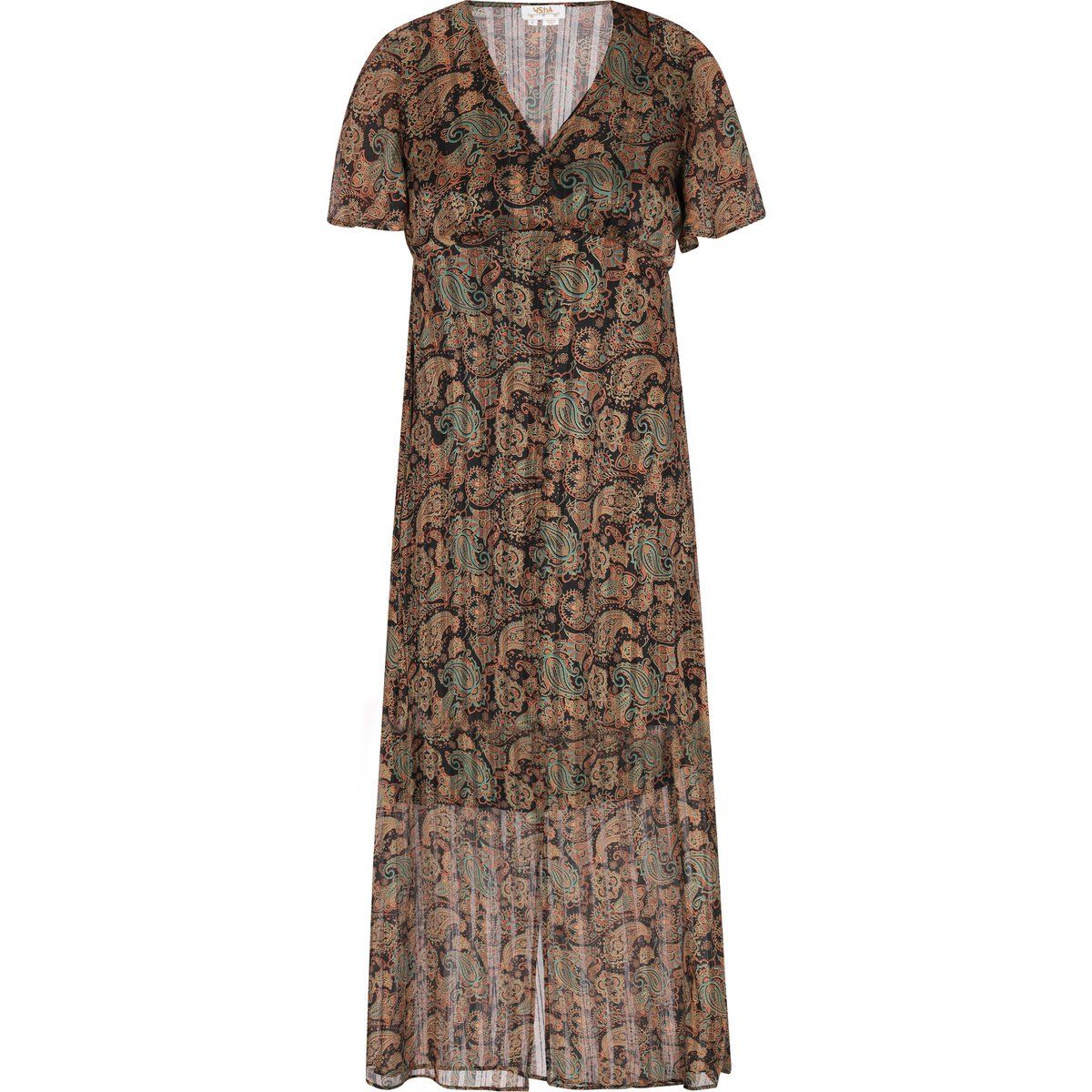 usha Kleid Frauen schwarz mehrfarbig