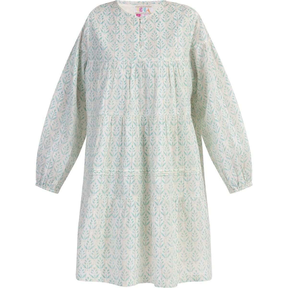 IZIA Midikleid mit Allover-Print Damen türkis