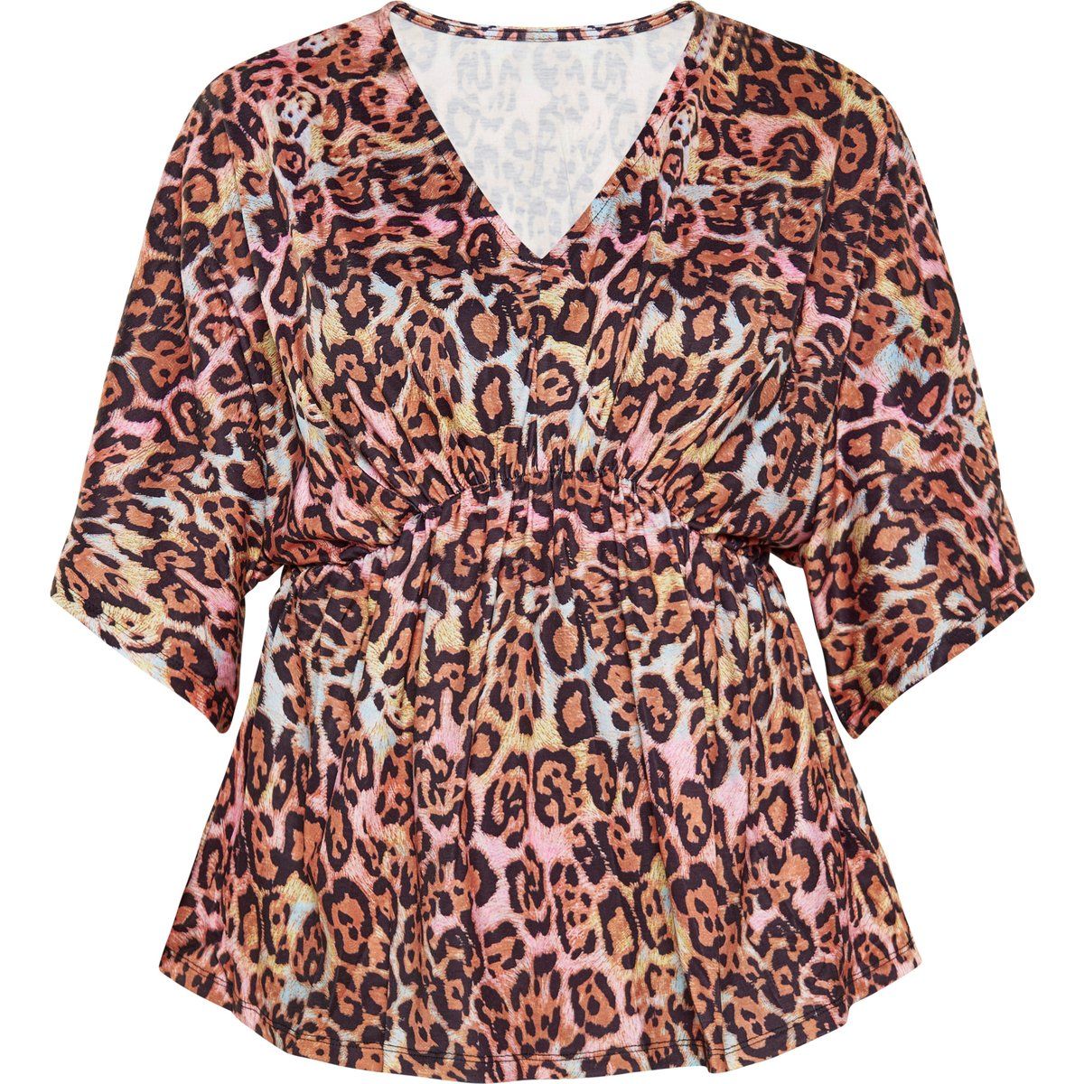 FELIPA Bluse Frauen Mehrfarbig Weiß