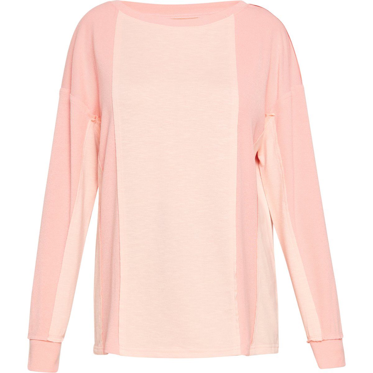 Lässiges Langarmshirt mit Panel-Detail