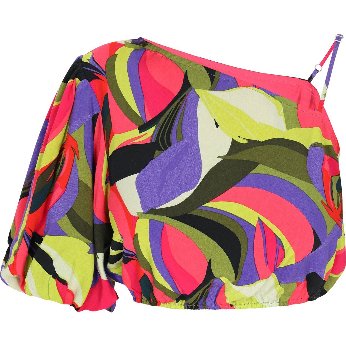 IZIA Bluse Frauen violett mehrfarbig
