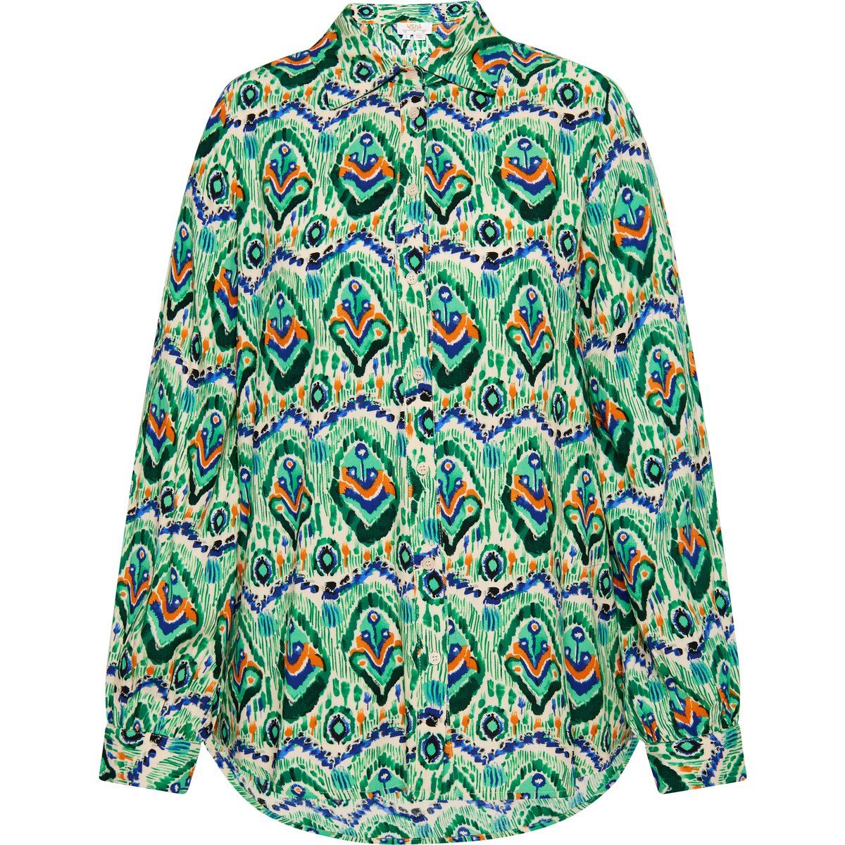 usha Bluse Damen Grün Mehrfarbig