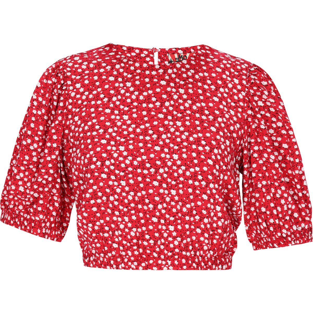 Mymo Bluse Frauen rot weiß