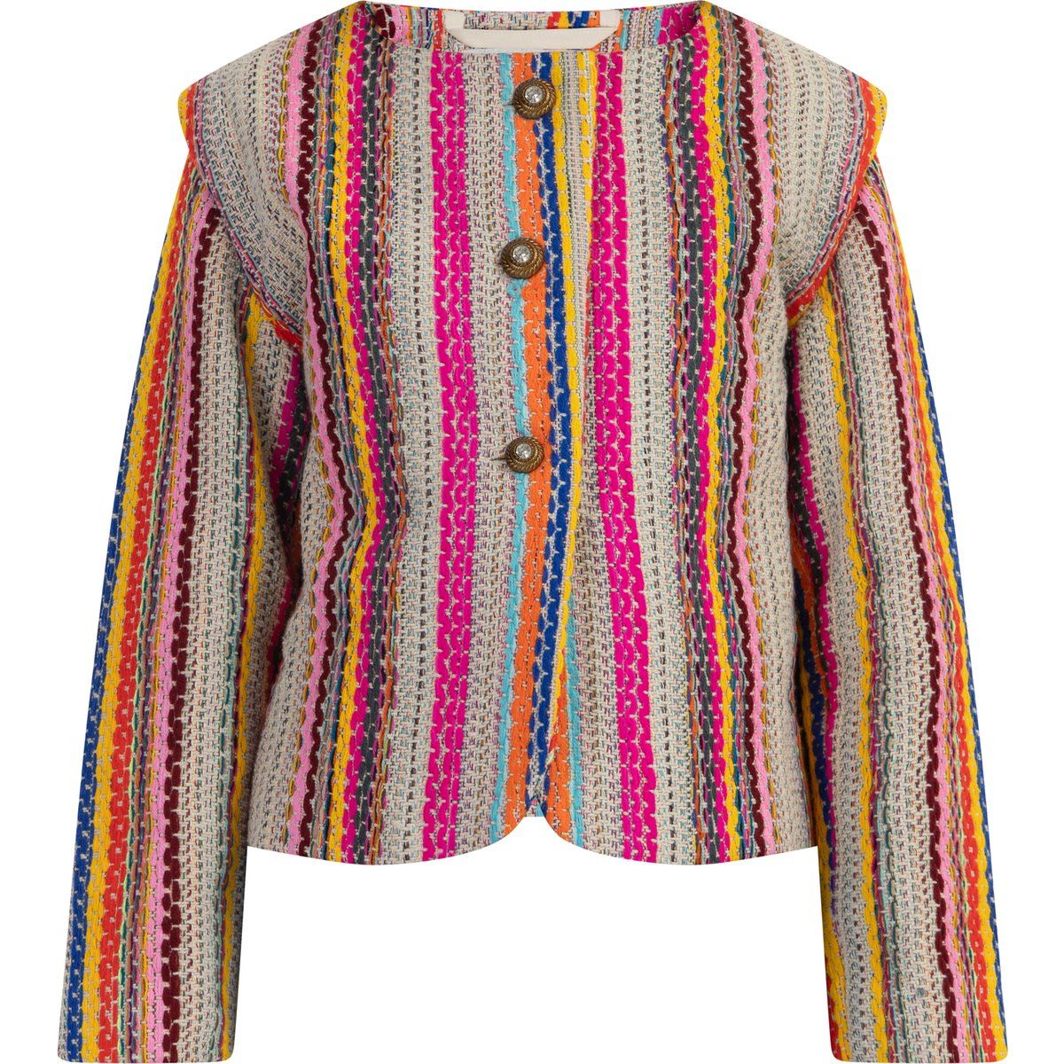 IZIA Jacke Mädchen Mehrfarbige rosa Streifen