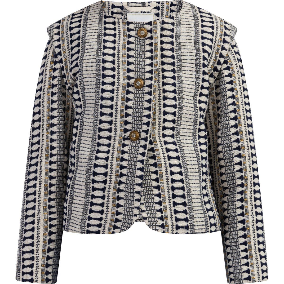 IZIA Blazerjacke Mädchen Dunkelmarine Wollweiss