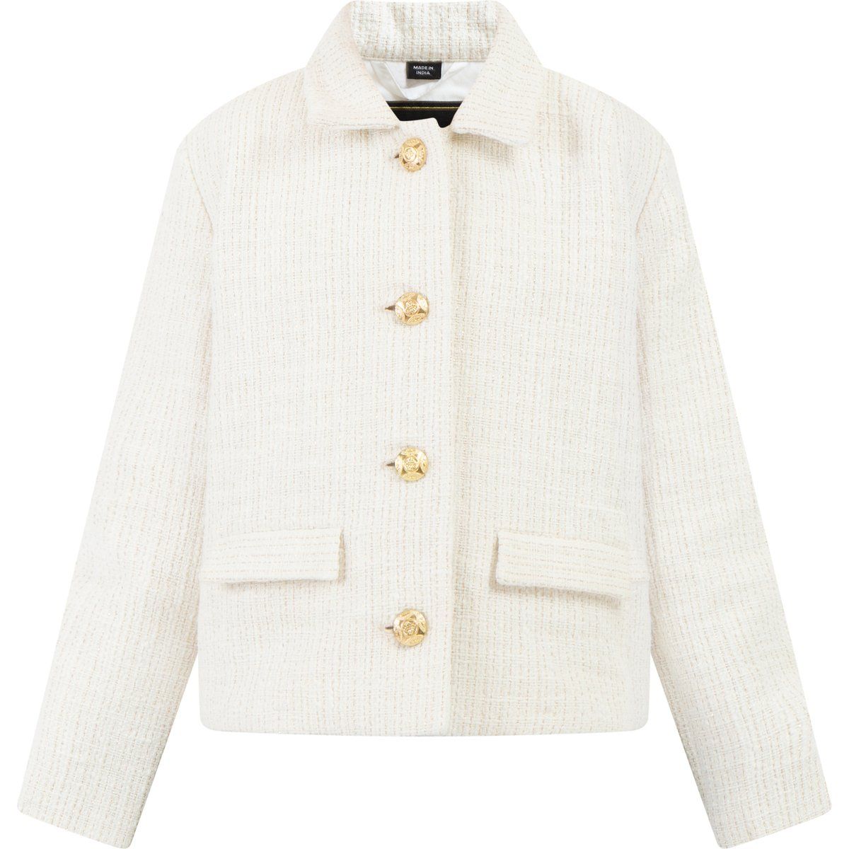 Faina Blazerjacke Mädchen Wollweiß