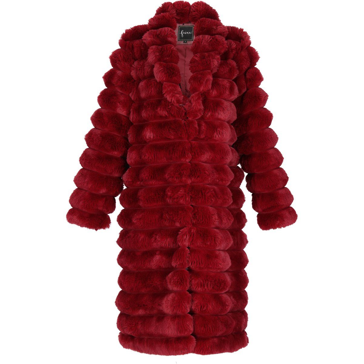 Eleganter Wintermantel aus Kunstpelz