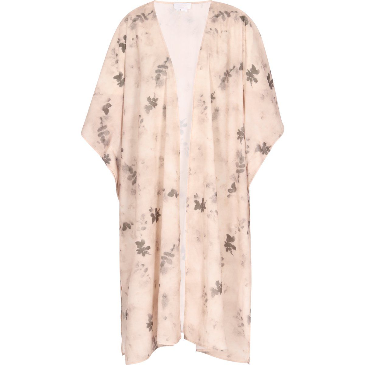 Blumendruck Leichter Kimono-Cardigan