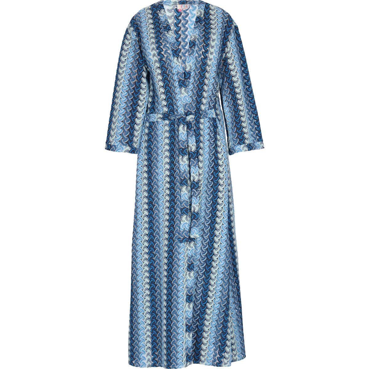 Kimono-Kleid mit geometrischem Muster