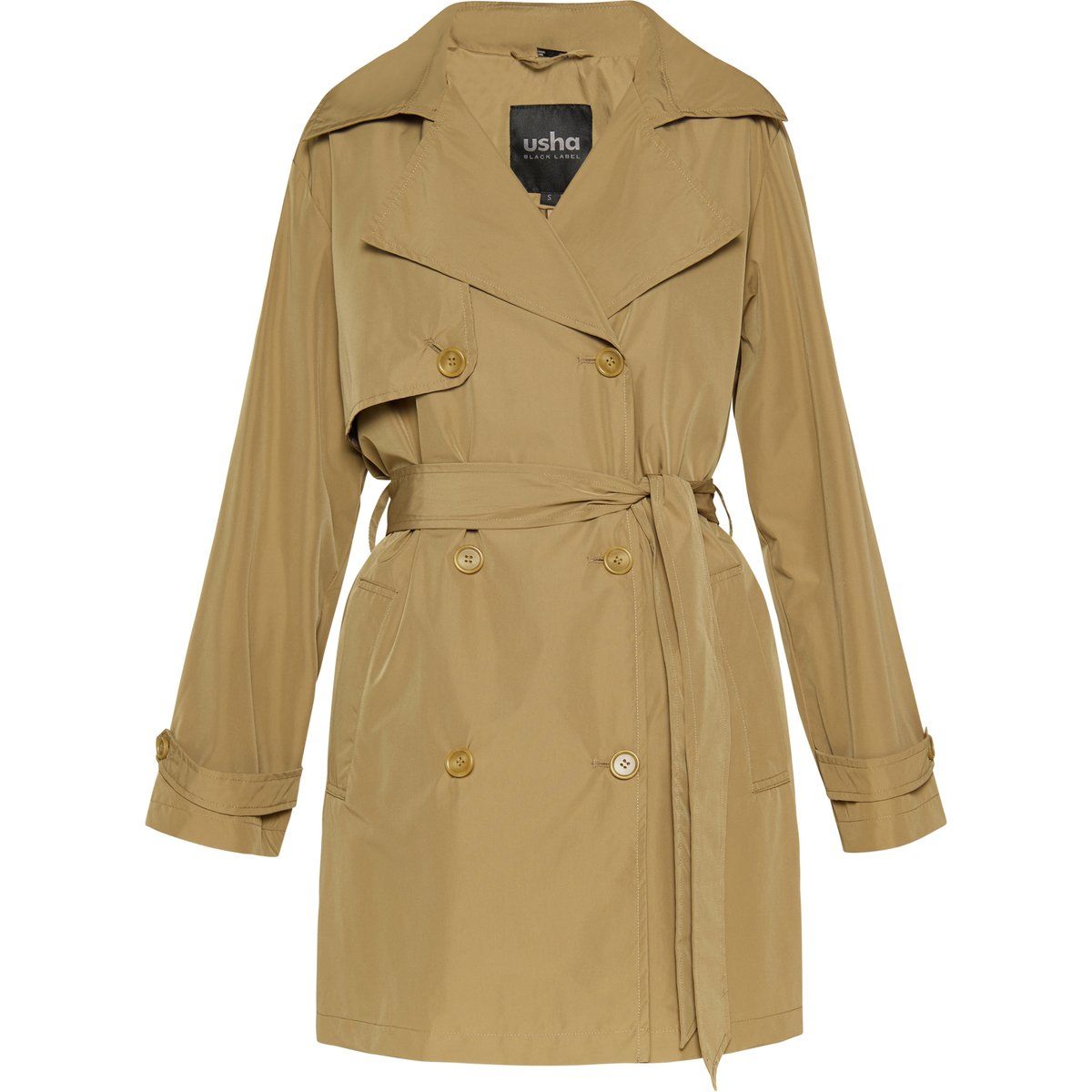 usha Mantel Frauen Olive