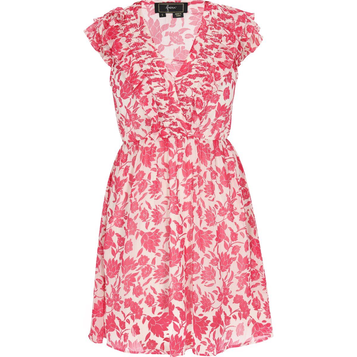 Faina Kleid Frauen rosa weiß