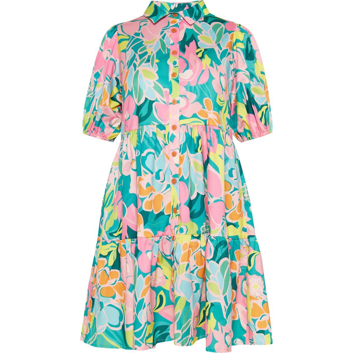 usha Kleid Frauen grün mehrfarbig