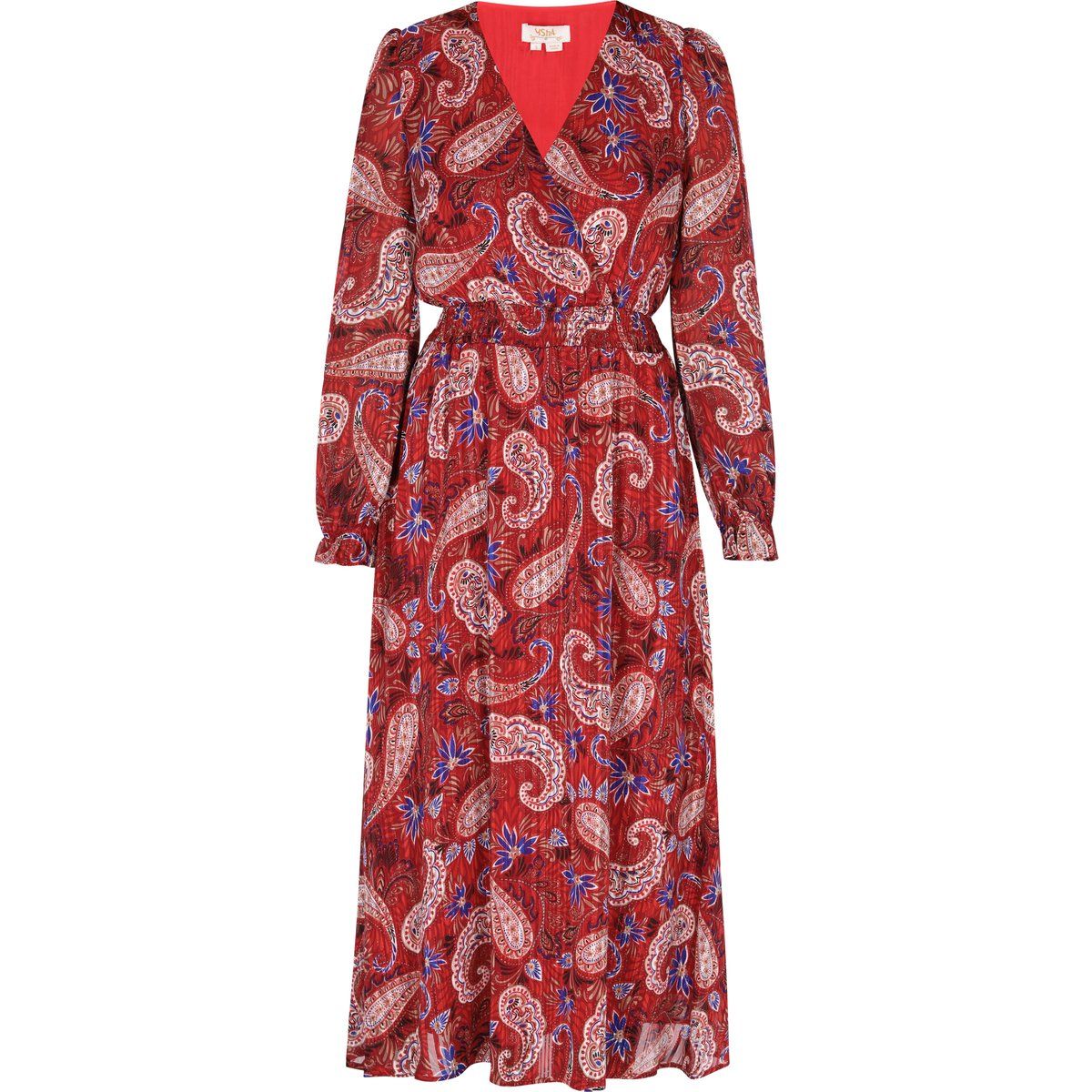 usha Kleid Damen Rot Mehrfarbig