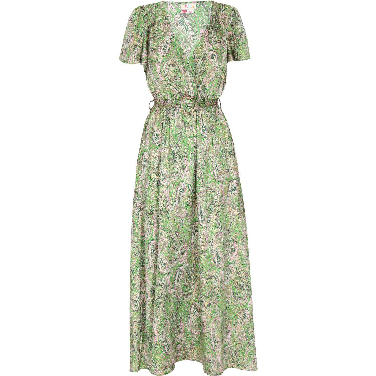 IZIA Kleid Frauen grün mehrfarbig
