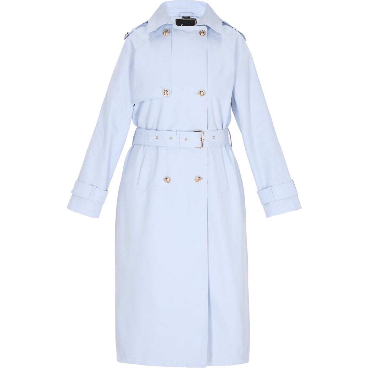 Eleganter zweireihiger Trenchcoat