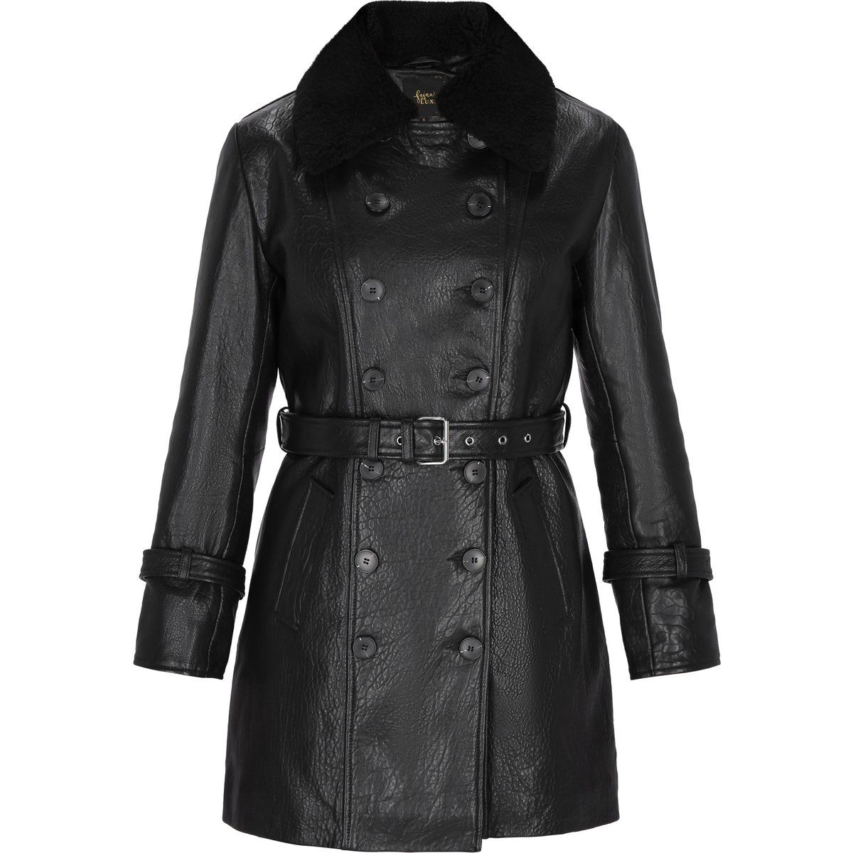 Faina Mantel Frauen Schwarz
