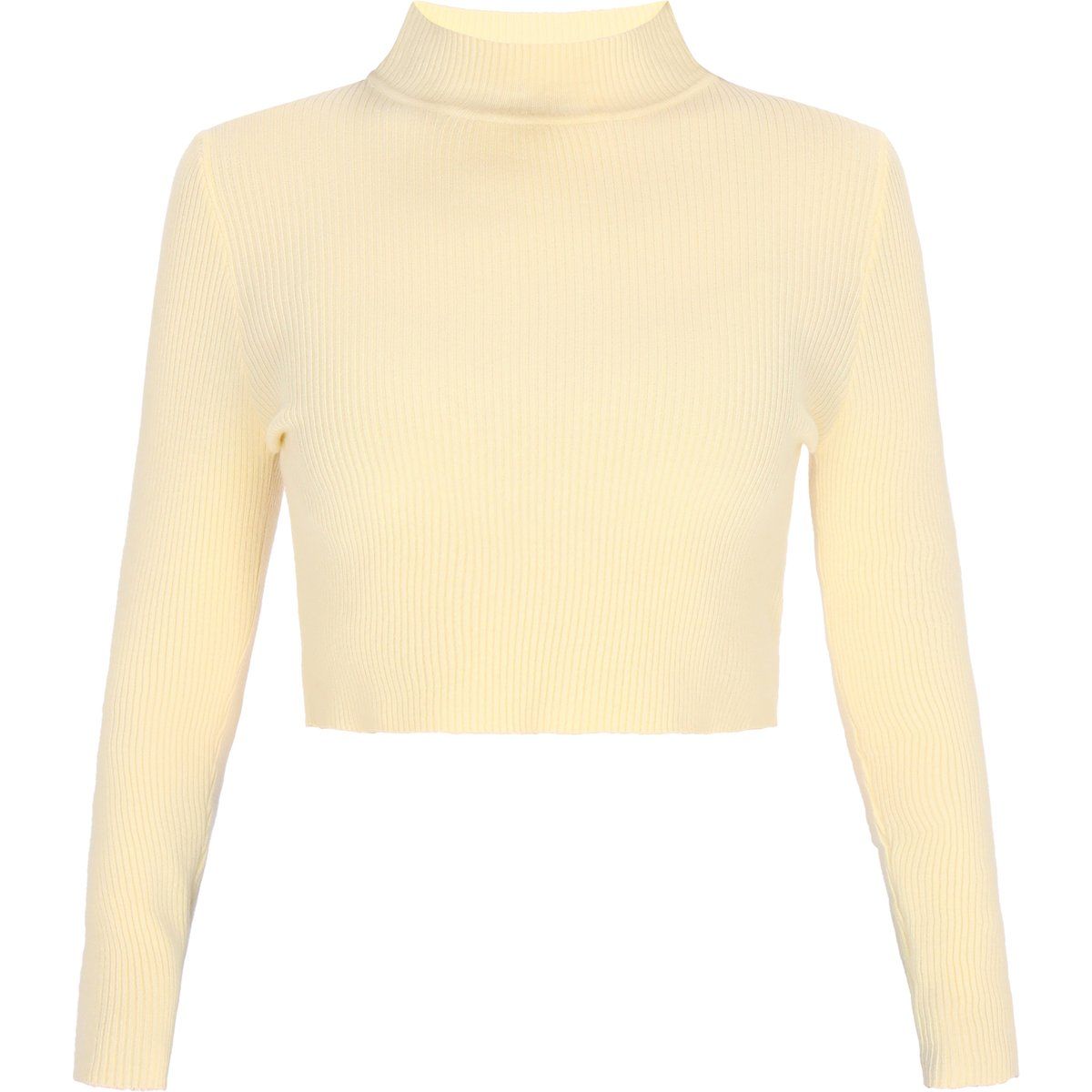 Mymo Pullover Frauen hellgelb