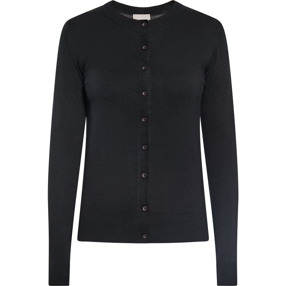 Klassische, taillierte Strickjacke mit Knopfleiste