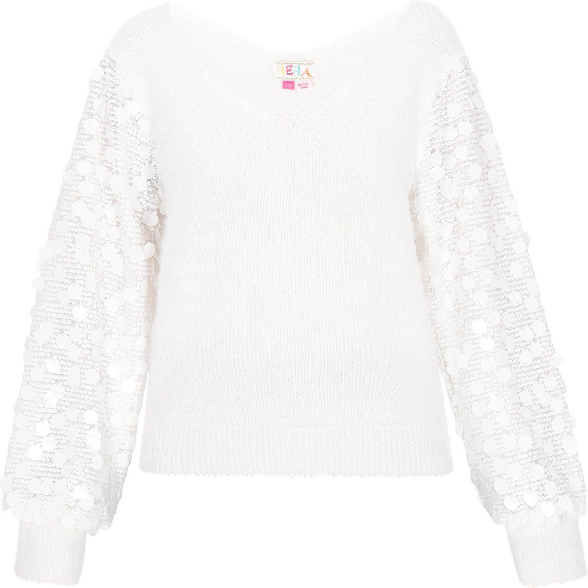 IZIA Pullover Frauen Weiß