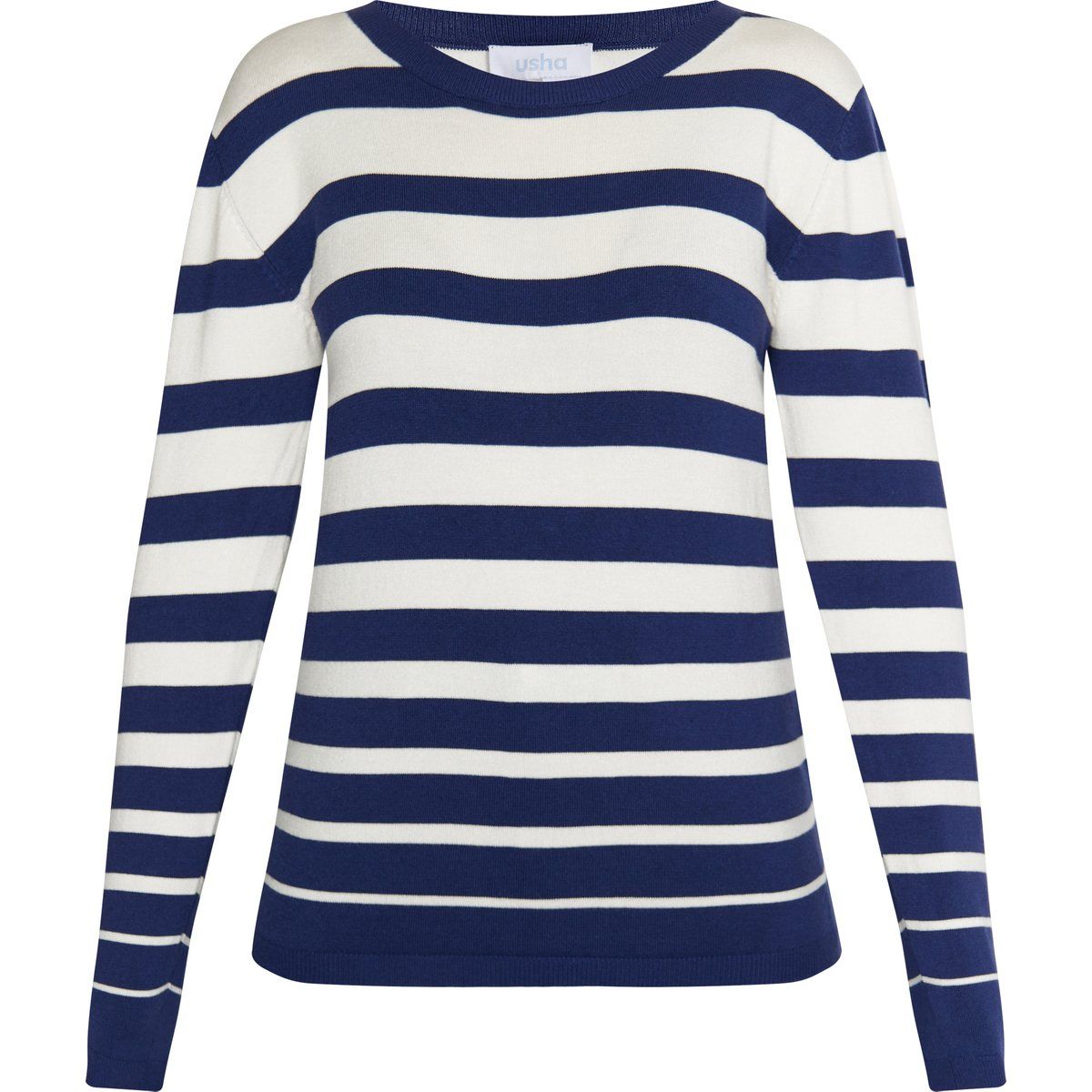 usha Strickpullover Damen Meereswollweiß