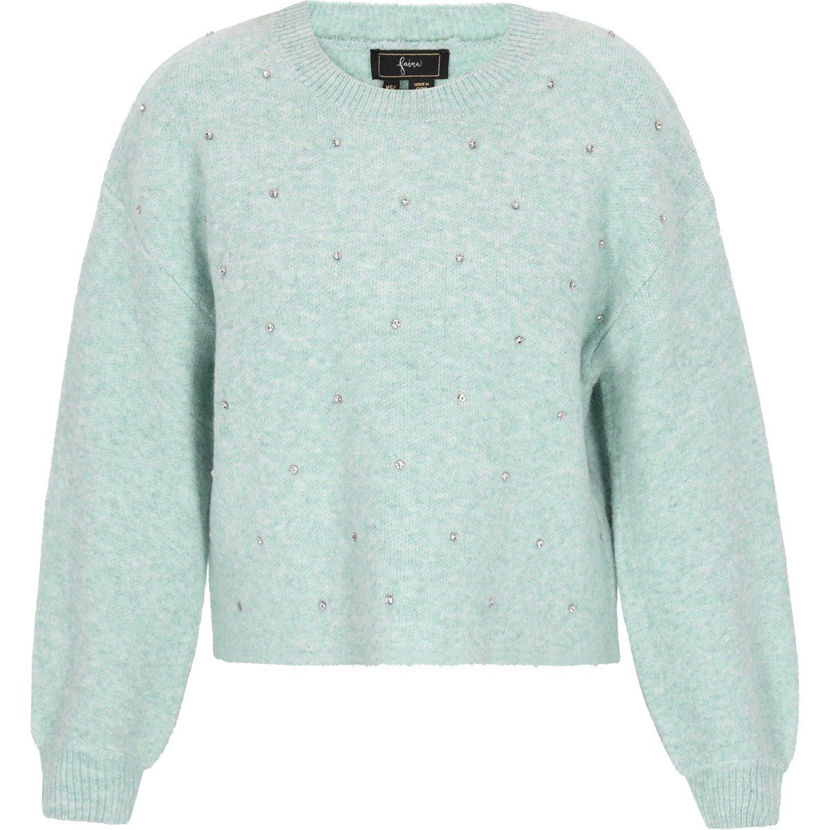 Faina Pullover Frauen Salbeigrün